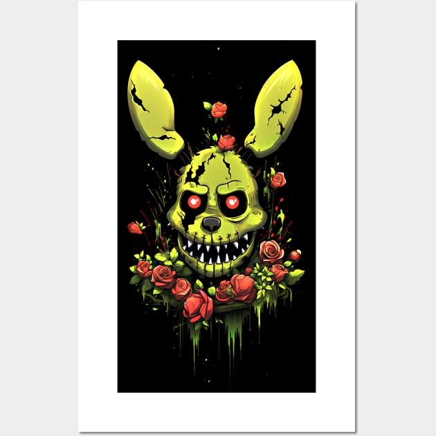 Afton Springtrap: Memento Mori Wall Art by shecamefromcyberspace@gmail.com